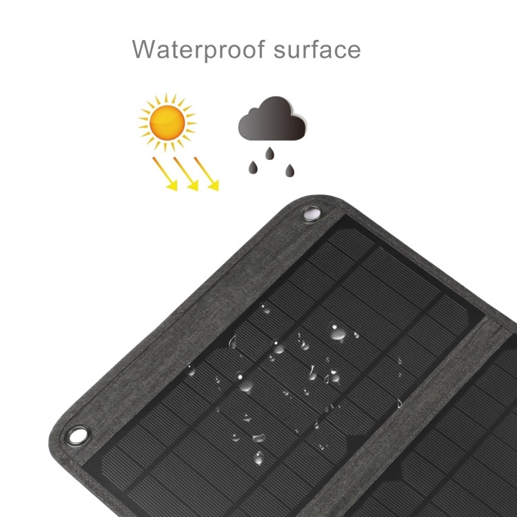 21W Foldable Solar Panel Charger with 5V 3A Max Dual USB Ports EHWL2703G