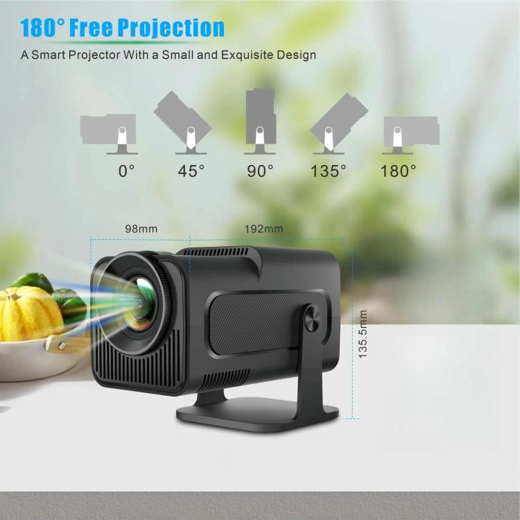 HY320 Game Projector Android 11 System With Wireless Gaming Controller 720P Home Theater(US Plug) KTBD0605761501AB