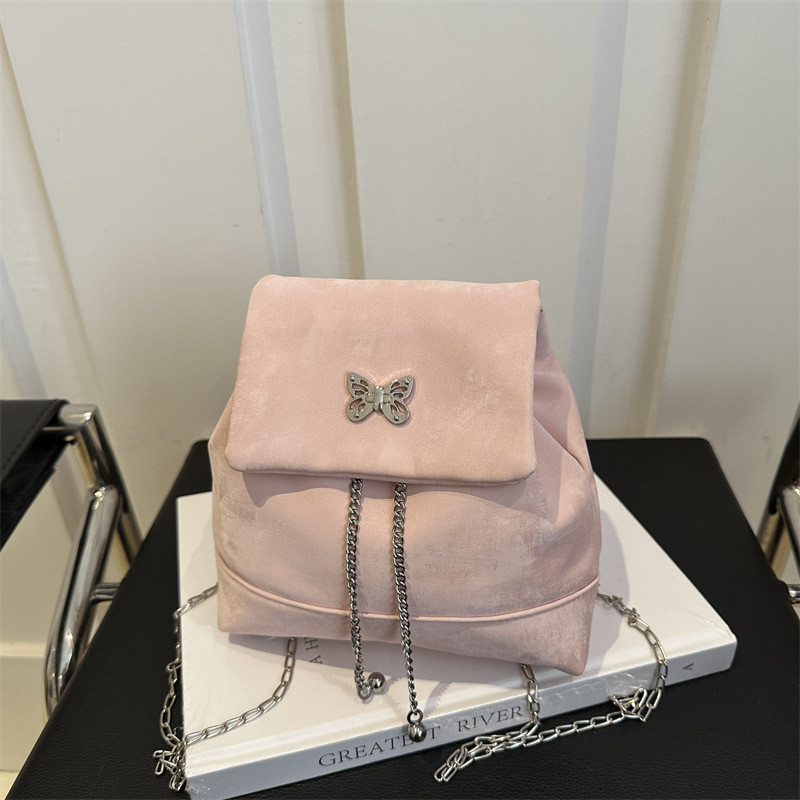 Large Capacity Backpack Women's Commuter Casual Bag Autumn Work Sexy Girl INS Backpack High-end Fashionable Texture