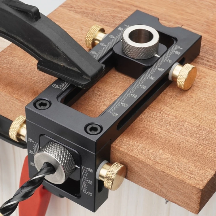 MG0-000-0011 2 In 1 Flat Head Cross Oblique Drill Hole Puncher Locator Doweling Jig Bed Cabinet Screw Punch Locator ETBD0605165901G