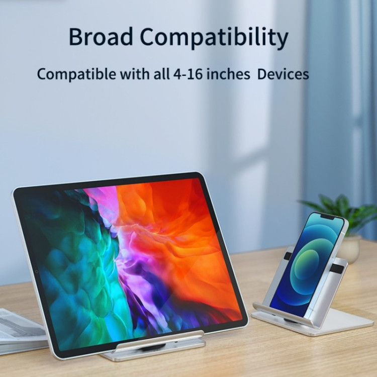 TM08 Desktop Tablet Stand Adjust Aluminum 360 Degree Rotatable Phone Stand TSYA0021320Y