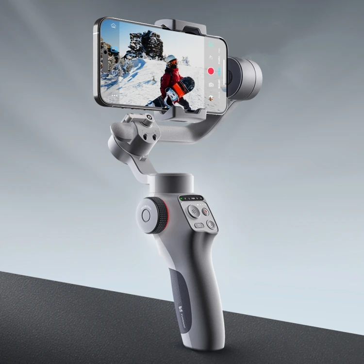5 Professional 3-Axis Handheld Gimbal Phone Live Stabilizer, Basic Version(Grey) MEDA007388801AY