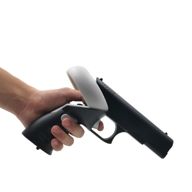 For Meta Quest 2 VR iplay Controller Shooting Game Grip(Black) ETBD0604170001AF