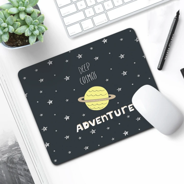 6 PCS Non-Slip Mouse Pad Thick Rubber Mouse Pad, Size: 21 X 26cm DTBD0572080001VG
