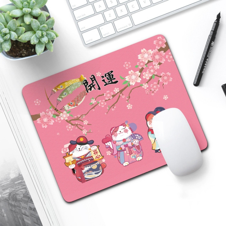 6 PCS Non-Slip Mouse Pad Thick Rubber Mouse Pad, Size: 21 X 26cm DTBD0572080001VG
