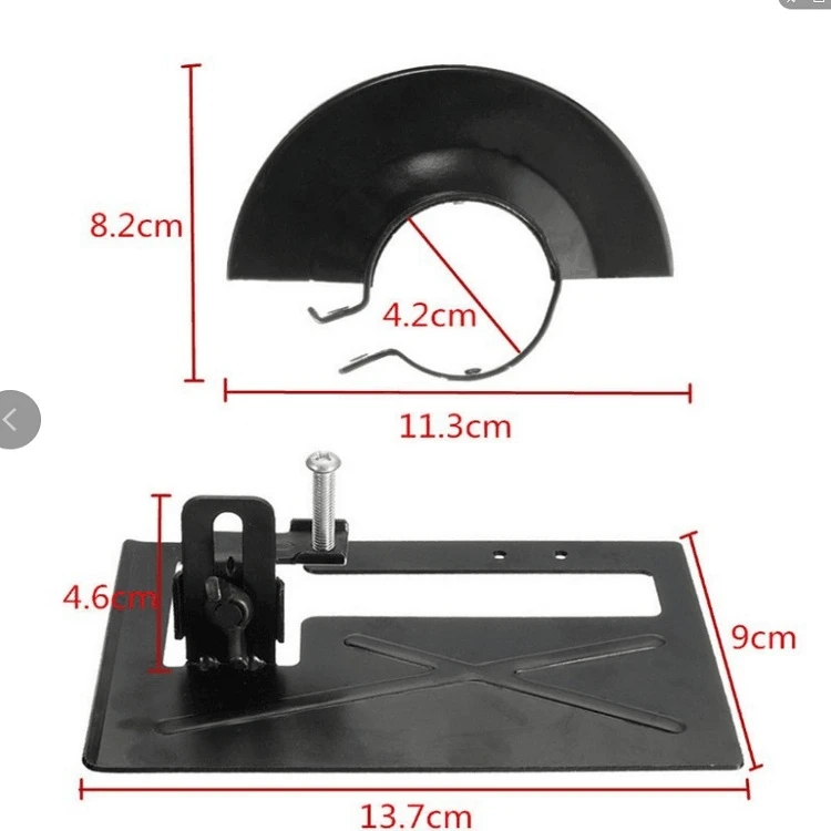 Angle Grinder Special Cutting Bracket Protective Cover Angle Grinder Cutting Machine Accessories, Model:Angle grinder balance seat RTBD053117902G