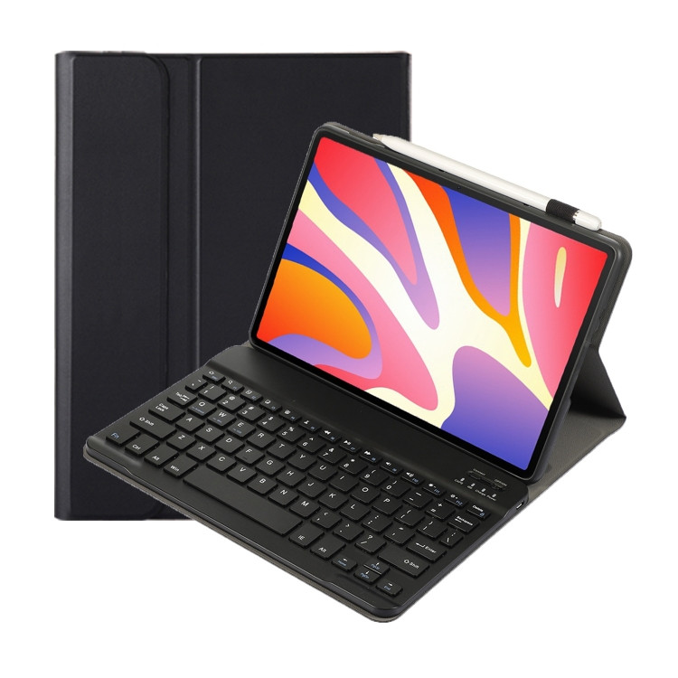 For Huawei MatePad SE 11 2024 AH21 Ultra-thin Detachable Bluetooth Keyboard Leather Tablet Case(Black) GEDA007159401AR
