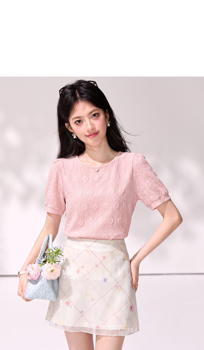Sleeve Shirt Loose Slimming Short Sleeve Clothing