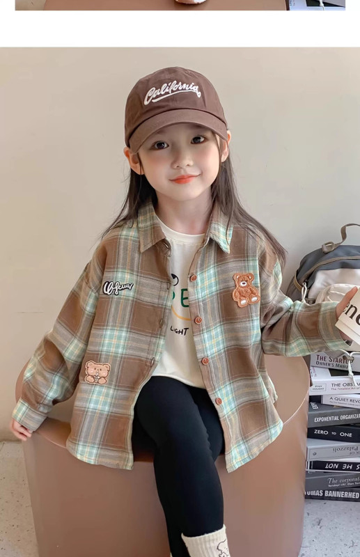 Casual Autumn/Spring Jacket Shirt, Children's Clothing