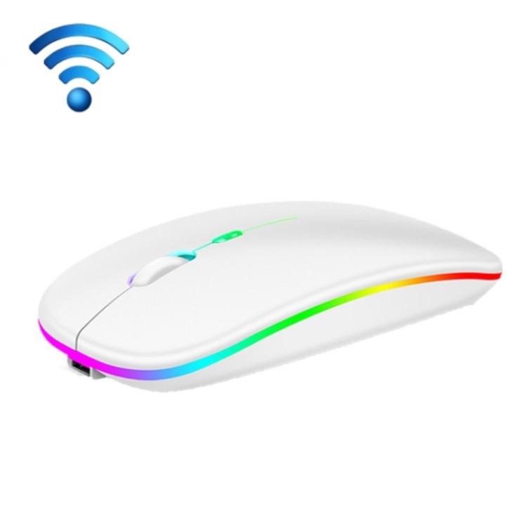 3 Keys RGB Backlit Silent Bluetooth Wireless Dual Mode Mouse  RTBD0424766801H​L