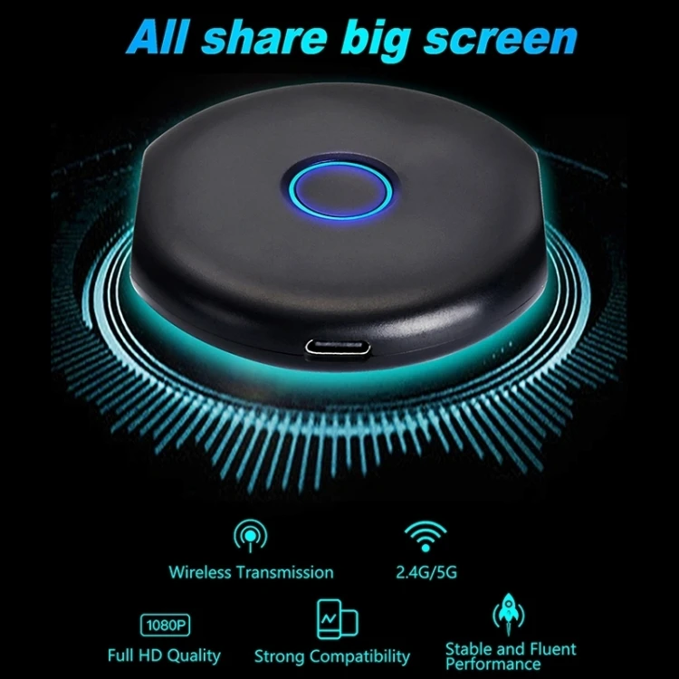 C39A 4K 2.4G + 5G WiFi Wireless Display Dongle Receiver HDTV Stick For Mac IOS Laptop And Android Smartphone RTBD0591990801G