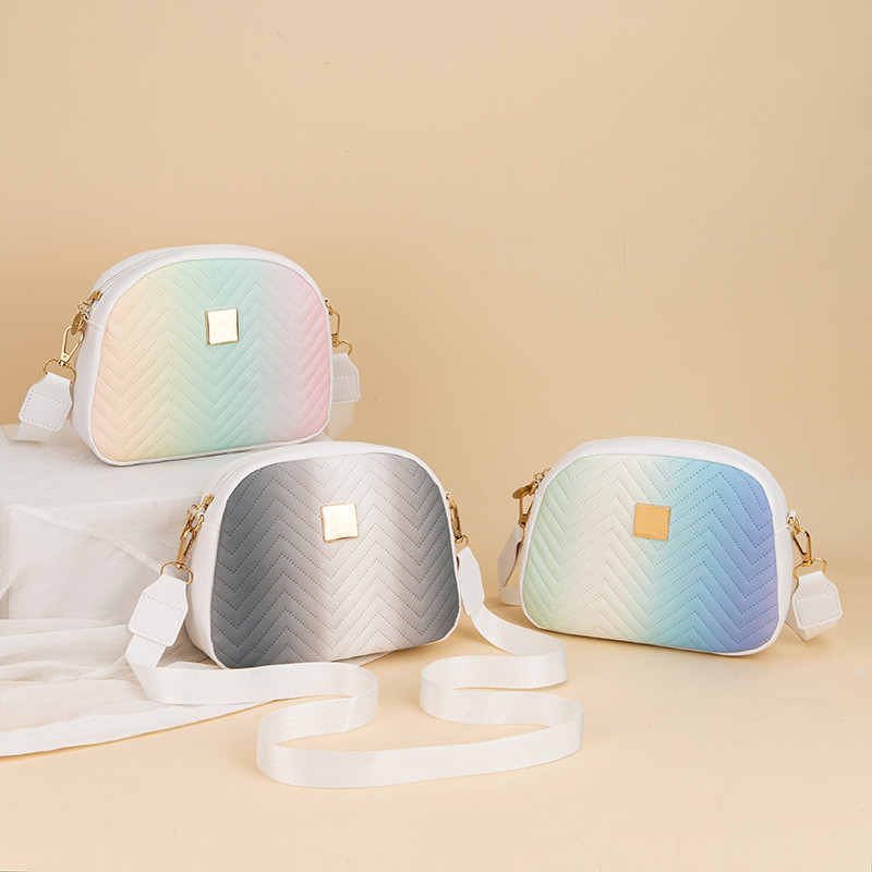 New Fashionable Colorful Bags, Shoulder Bags, Crossbody Bags, Colorful Embossed Women's Bags