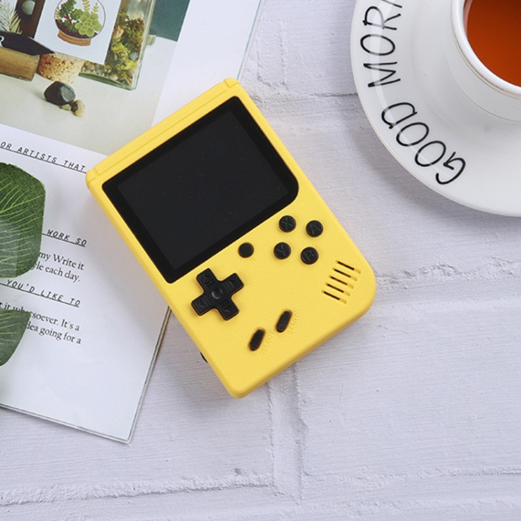MK500 Macaron Mini Retro Classic Handheld Game Console for Kids Built-in 500 Games, Support AV Output ECHT1550LR