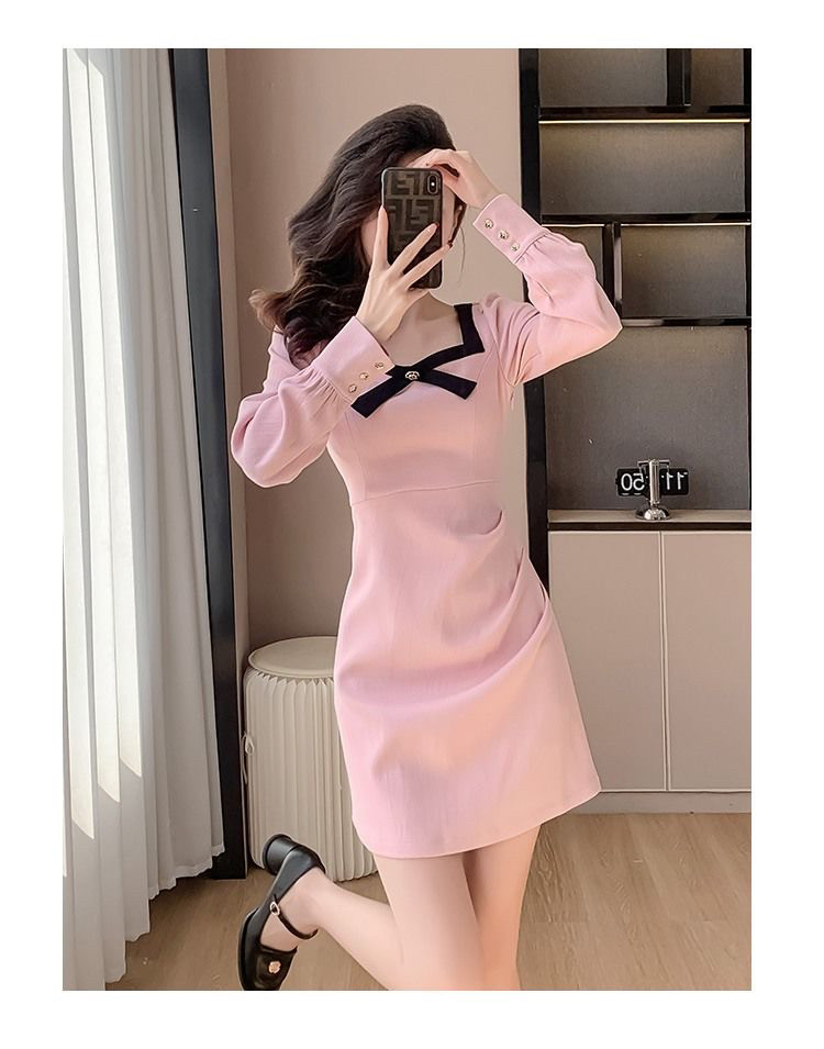 Long-Sleeved Dress, New Autumn/Winter Style, Inner Layer, Slimming and Elegant