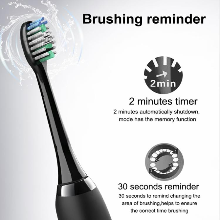 Sonic Electric Toothbrush with 8-brush Heads Sarmocare S100 IPX7 Waterproof Portable DTBD0605797801DH