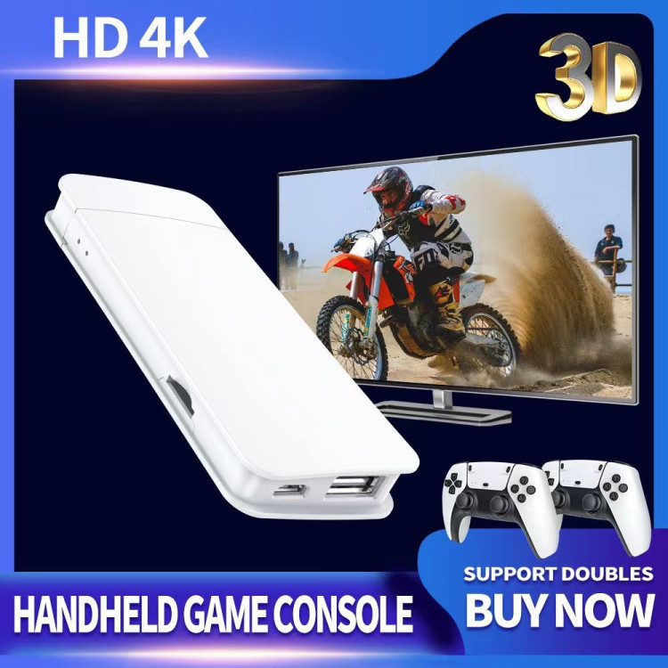 M15 HDMI HD 4K TV Dual Handle Game Console 128G 30000 Games STBD0603683703M