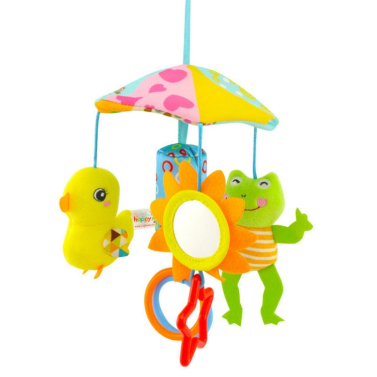 Baby Toy Cartoon Cute Animal Stroller Parachute Pendant(Duck Frog)  DTBD064551501AG