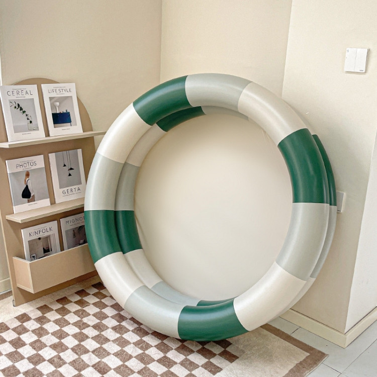 Baby Swimming Round Pool Summer Kids Water Toys Inflatable Bath Tub, Size: NO.120 RTBD0603586302AT