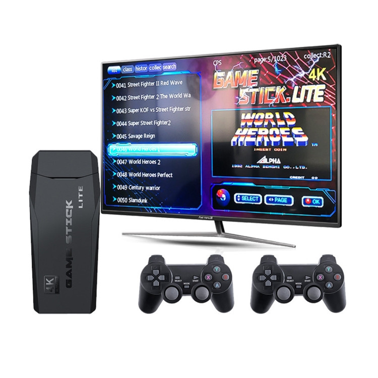 M8 Wireless HDMI Arcade Game 32G Memory  Home TV Mini Game Machine with 2 x GamePads GTBD0571973101D