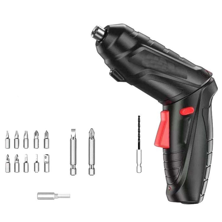 15pcs/set Home Use Mini Rechargeable Multifunction Electric Screwdriver Electric Drill Tool Set RTBD0603995201S