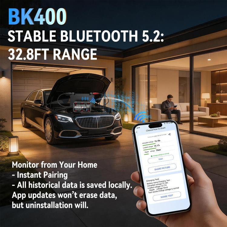 360V Car Battery Monitor Diagnostic Tool(BK400) KONNWEI
