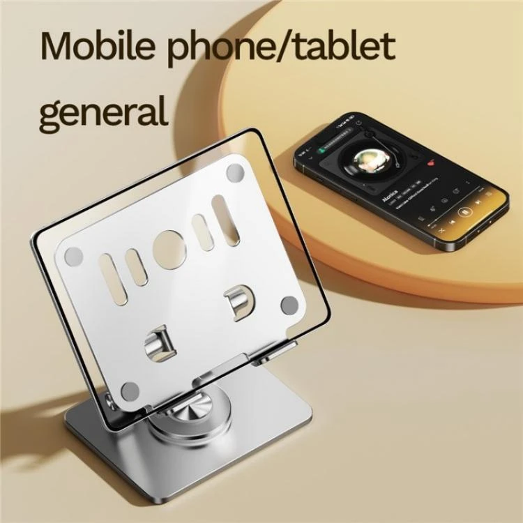 J58 Dual Rod Support Alloy Steel Foldable Rotating Tablet Holder TSYA002787701AR