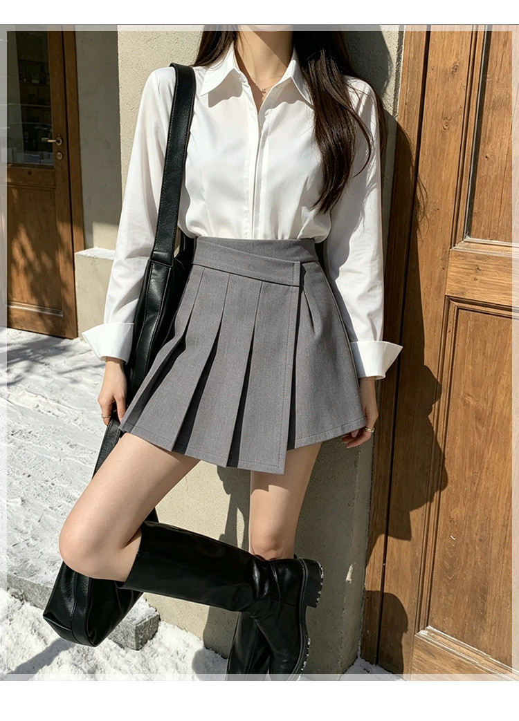 Short Skirt Shorts A-line Skirt with Slimming Design