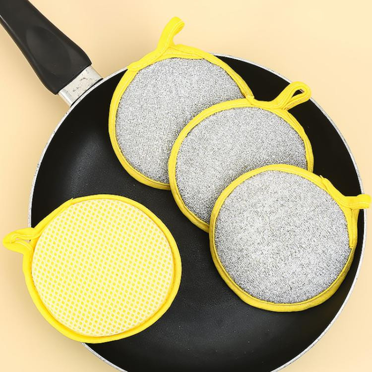 Double Side Dishwashing Sponge Non-Scratch Scrub Cleaning Tool 10pcs /Pack  RTBD0605666401AG