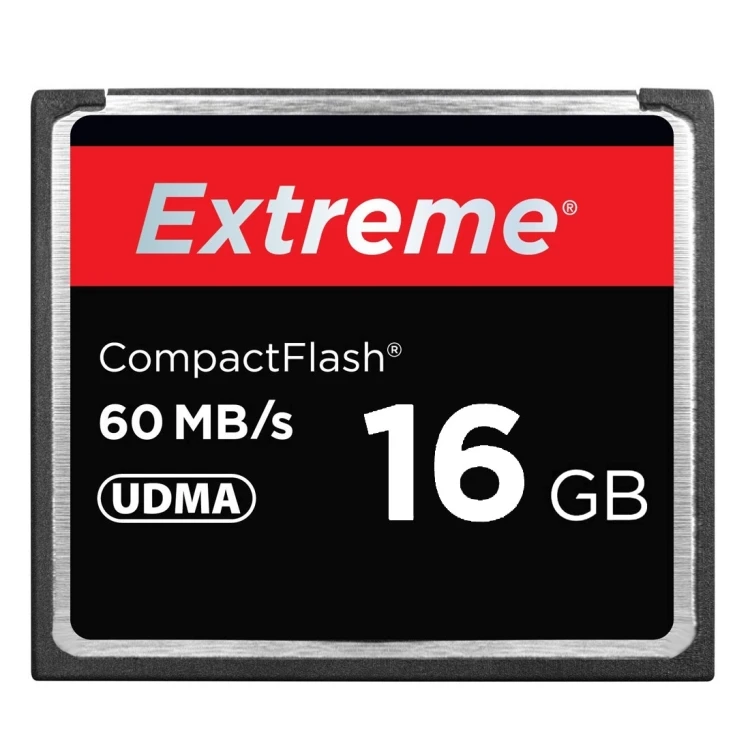 16GB Extreme Compact Flash Card, 400X Read Speed, up to 60 MB/S (100% Real Capacity) DS-MC-03145B