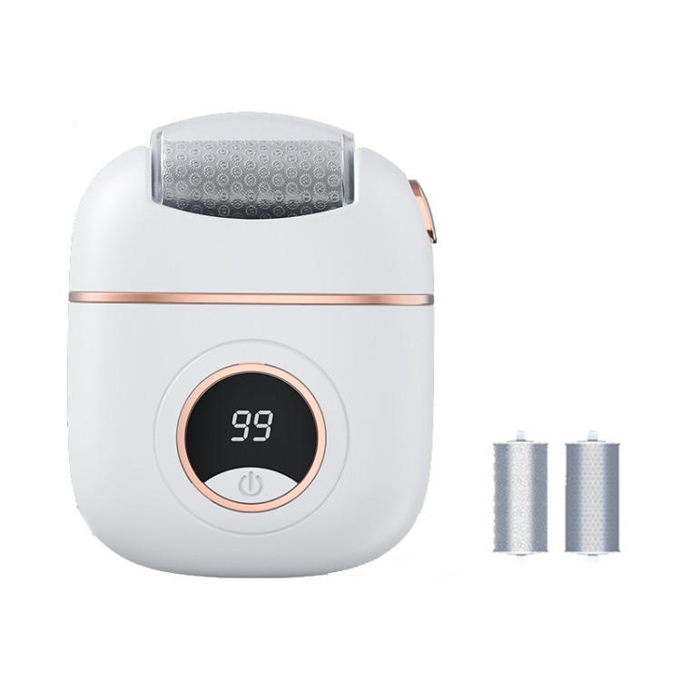 Electric Foot Grinder for Removing Dead Skin and Calluses with 2 Alloy Grinding Heads and LED Lighting ETBD0605536901AG