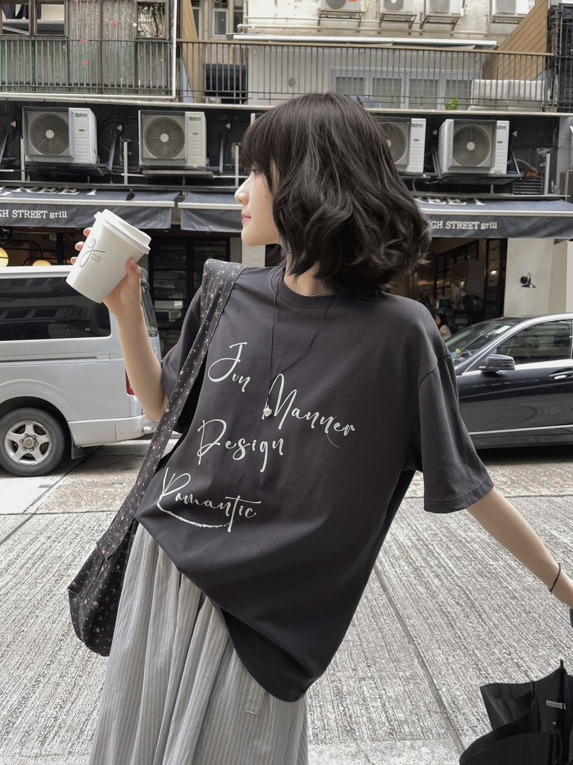 pure cotton short-sleeved t-shirts for women, loose Korean style